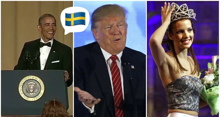 USA, Barack Obama, President, Sverige, Donald Trump