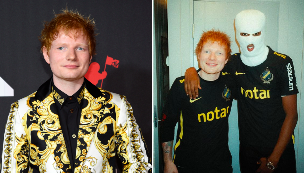 Rapparen 1.Cuz fick chans att träffa Ed Sheeran i Sverige inför hans albumsläpp