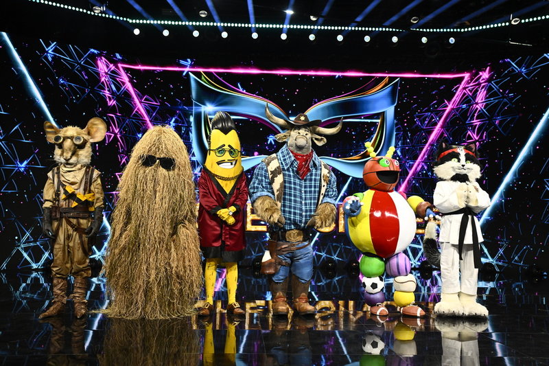 Från vänster: Ökenråttan, Höstacken, Stekaren, Sheriffen, Knasbollen och Karate-katten.