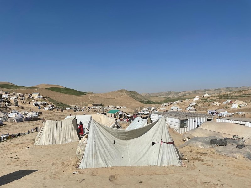 Läger med internflyktingar i provinsen Badghis i nordvästra Afghanistan.