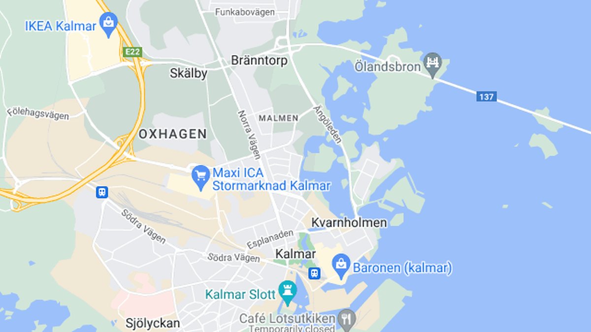 Google maps, Kalmar