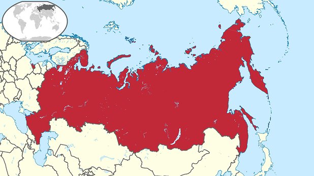 Karta över Ryssland Karta över Ryssland