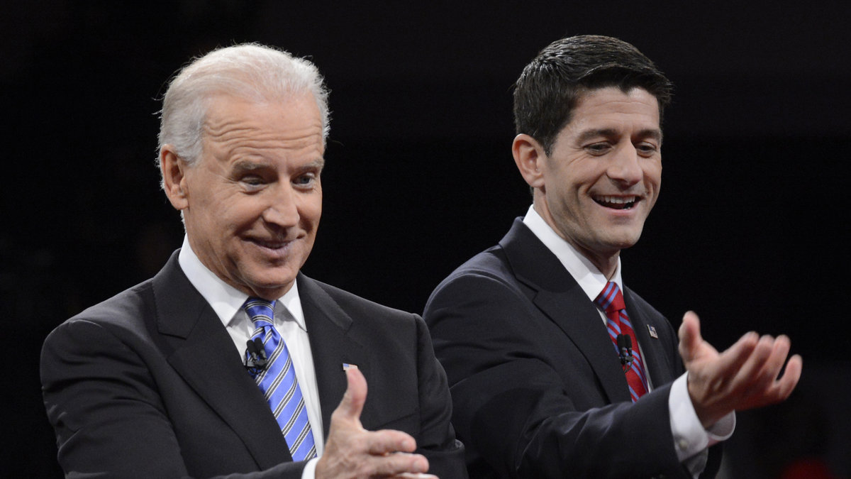 Biden och Ryan pratade bland annat utrikespolitik, sjukvård och abort.
