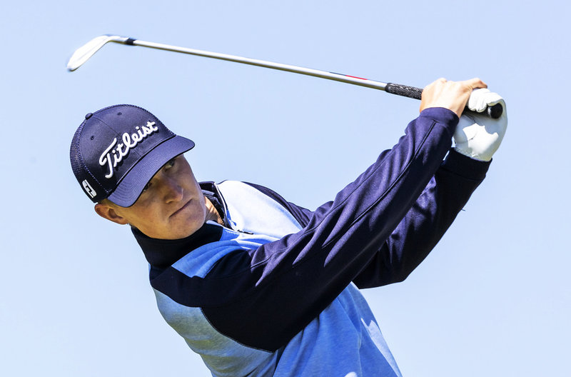 Golfproffset Marcus Kinhult. Arkivbild.