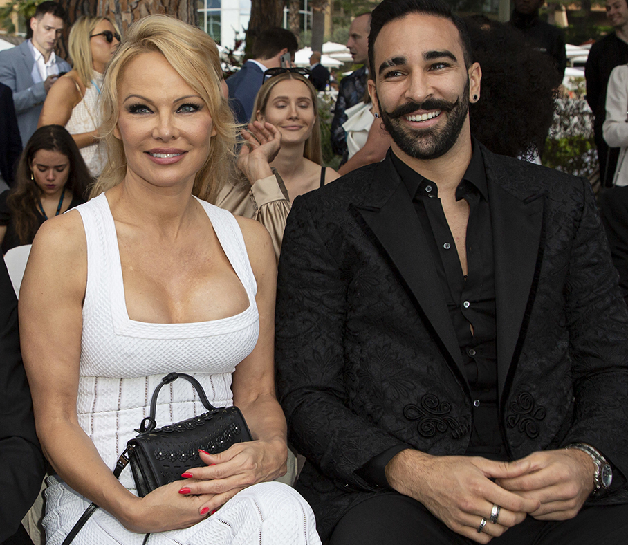 Pamela Anderson och Adil Rami Pamela Anderson och Adil Rami