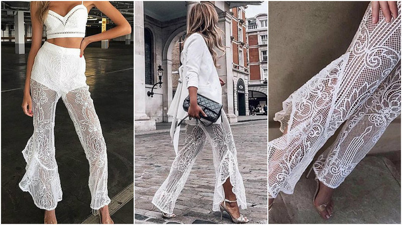 Boho Pants i spets