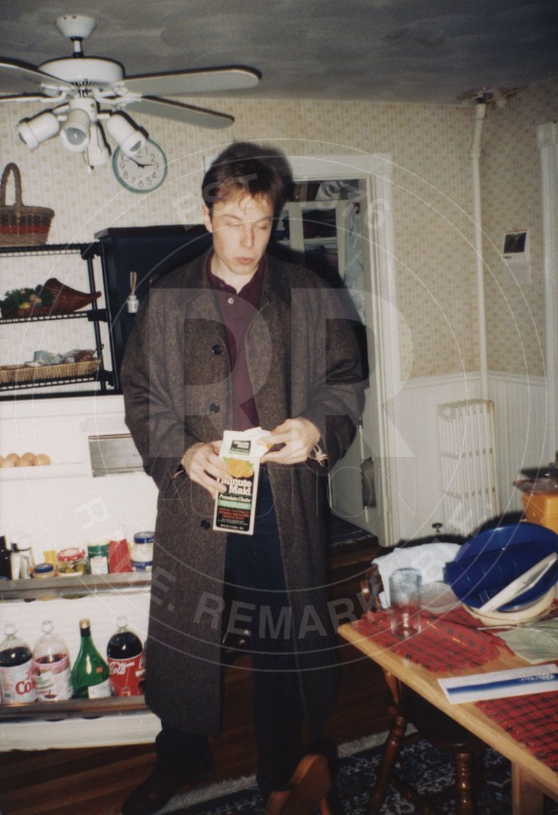 Elon Musk på college. Foto: RR Auction Elon Musk på college. Foto: RR Auction