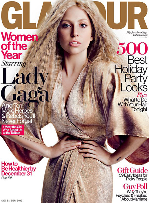 Lady Gaga pryder omslaget till Glamour. Lady Gaga pryder omslaget till Glamour.