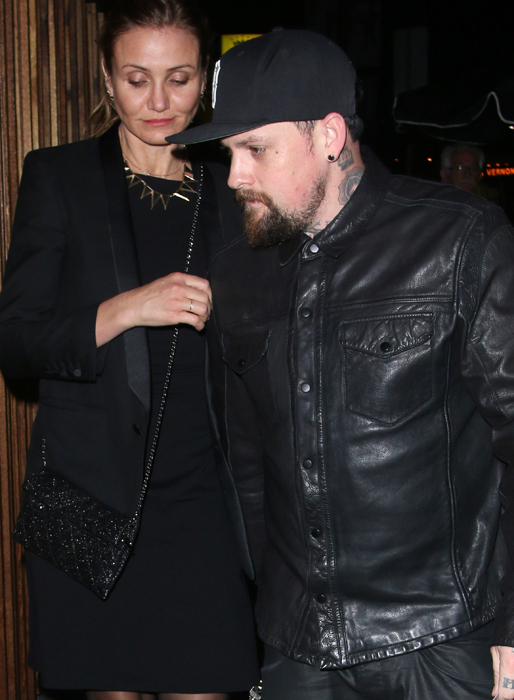 Cameron Diaz och Benji Madden var också festsugna. Cameron Diaz och Benji Madden var också festsugna.