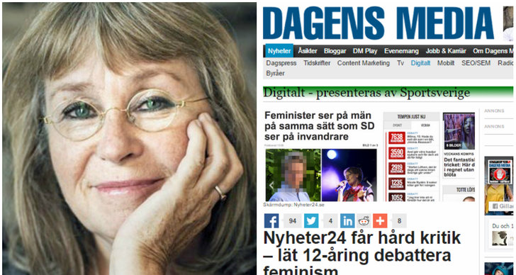 Debatt, Dagens Media, Hanna Fridén, Eric Rosén, Twitter, Leo Gerden, Yttrandefrihet, Nyheter24