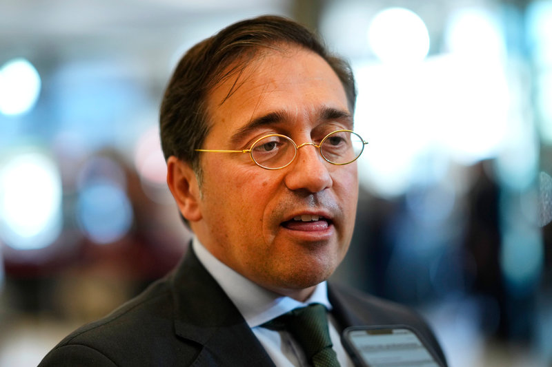 Spaniens utrikesminister José Manuel Albares. Arkivbild.