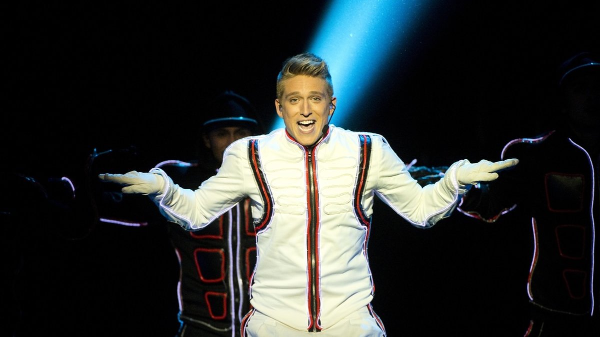 Danny Saucedo tävlade med låten 'Amazing' i Melodifestivalen 2012. Arkivbild.