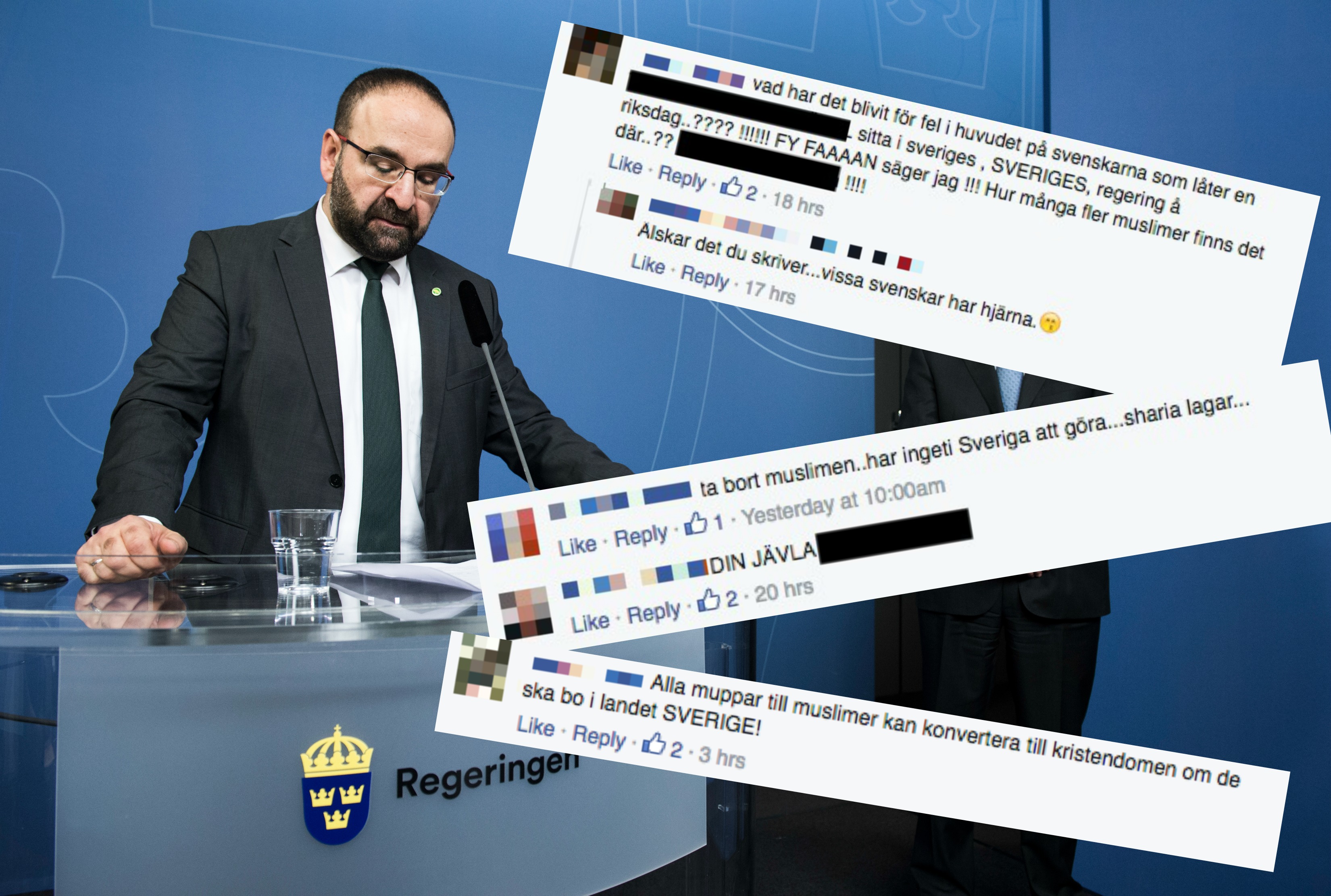 Mehmet Kaplan avgick på måndagen – då exploderade rasismen på Facebook. 