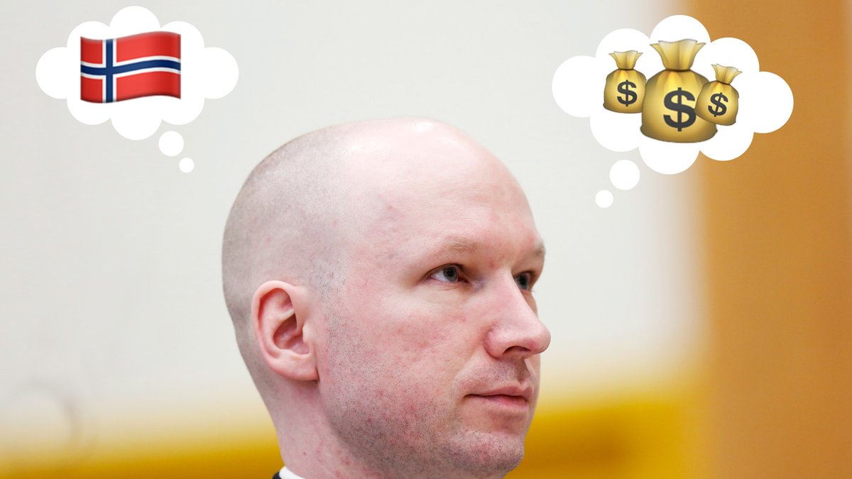 Breivik tilldelas över 300 000 kronor av norska staten.