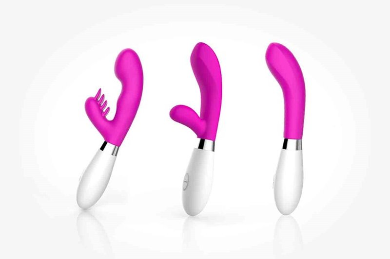 Massagestav med vibrator