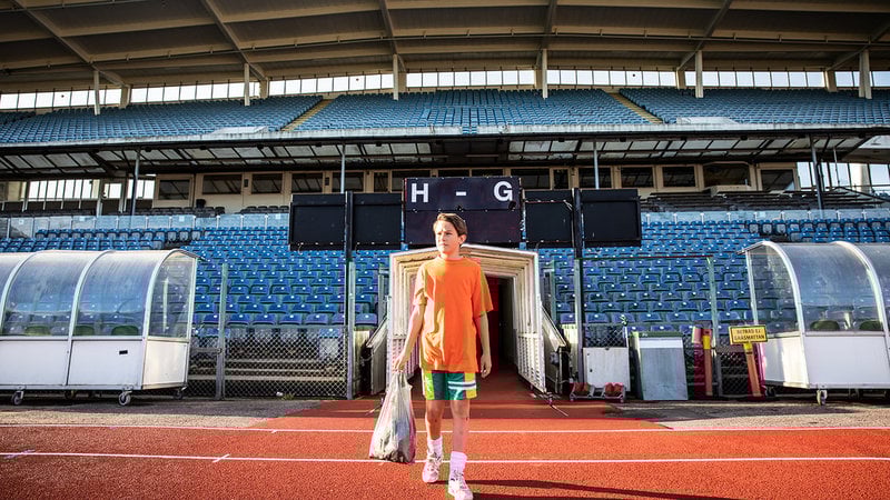 Dominic Andersson Bajraktari i 'Jag är Zlatan'. Pressbild.