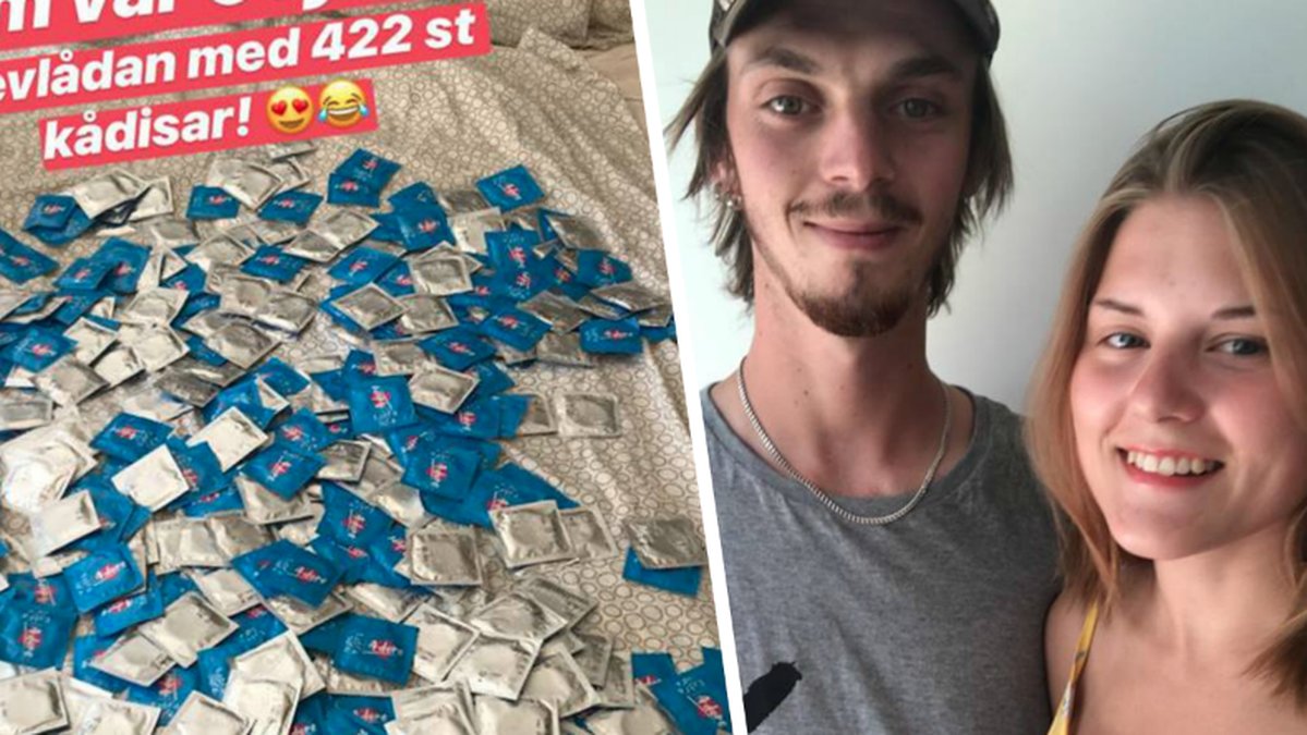 Paret hittade 422 kondomer i brevlådan