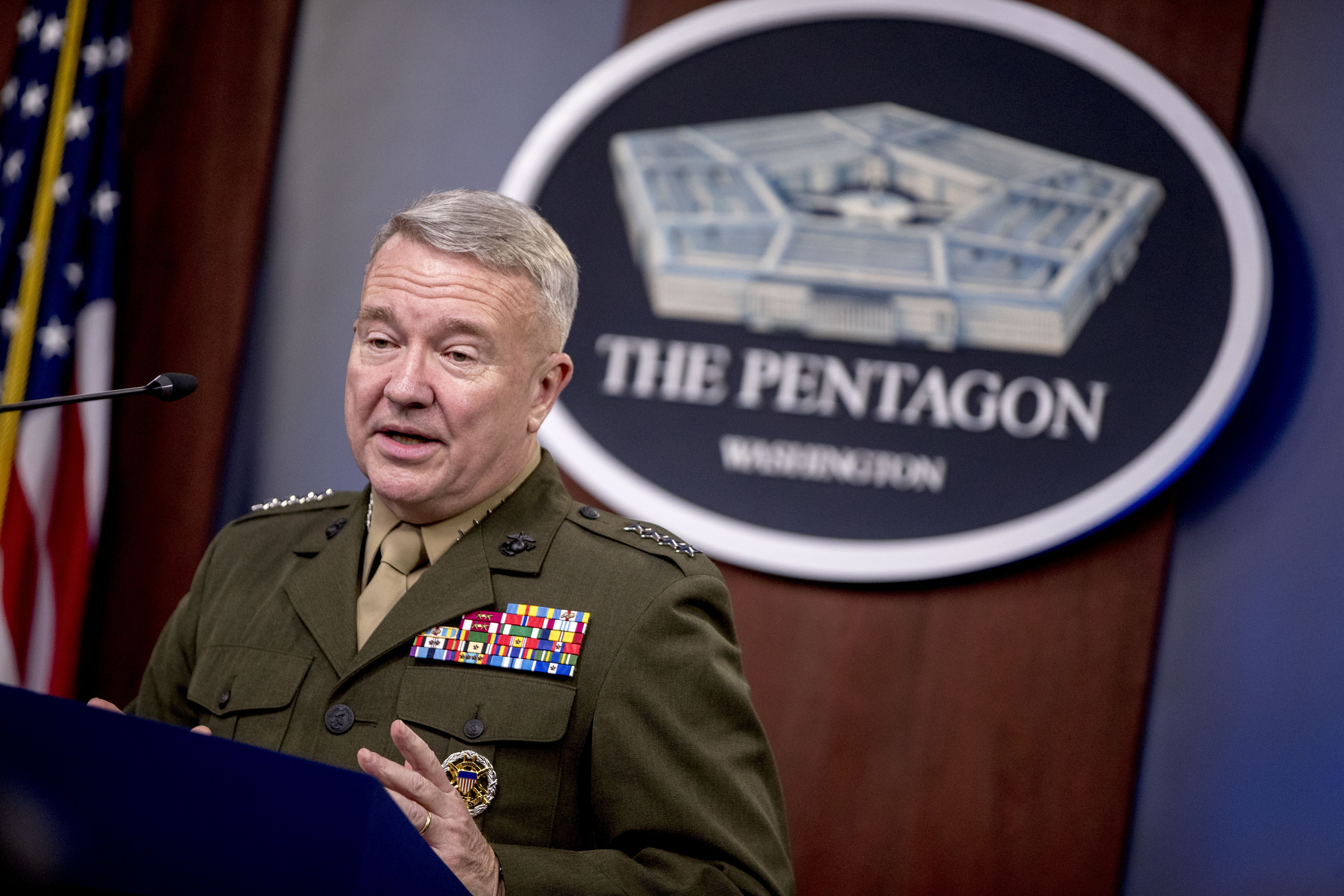 General Kenneth McKenzie bekräftar att USA lämnat Afghanistan.