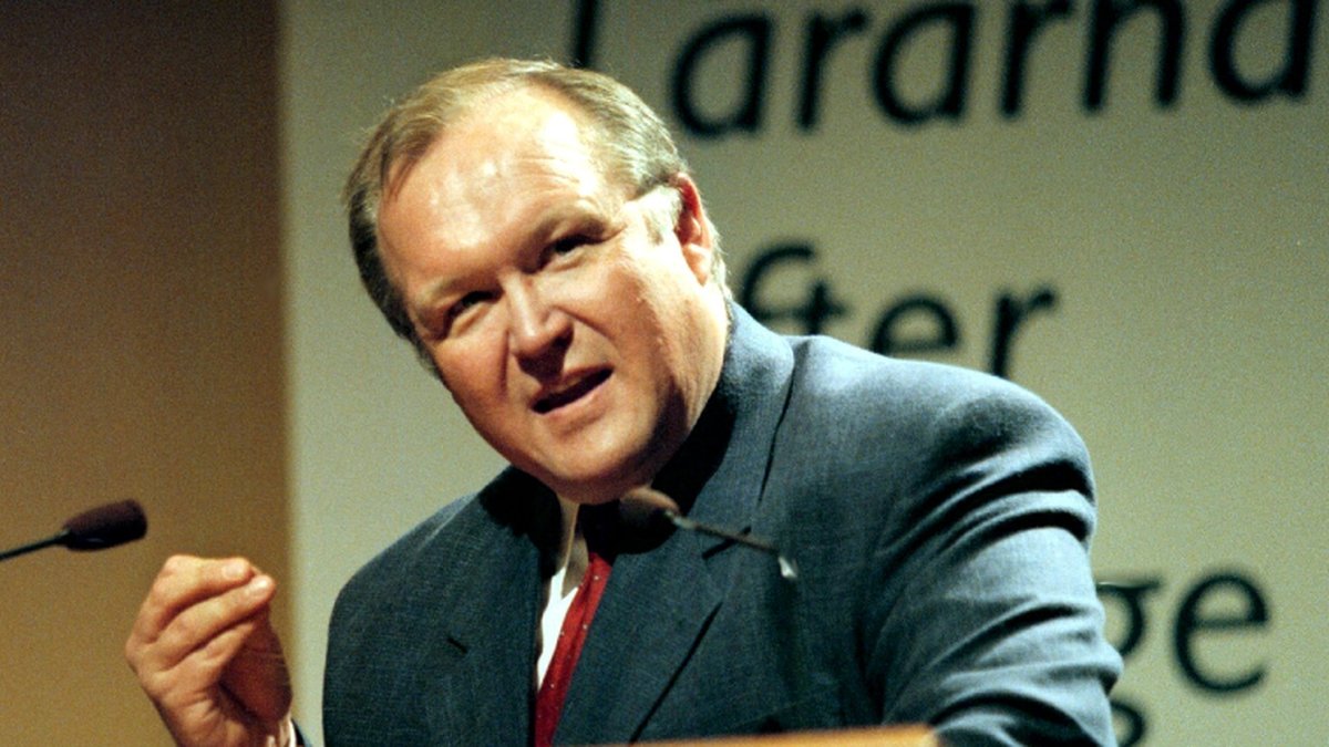Göran Persson under tiden som statsminister. 