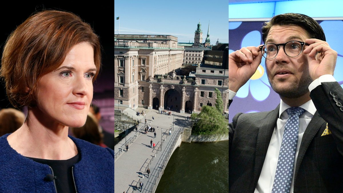 Moderaterna och Sverigedemokraterna är störst bland unga. 