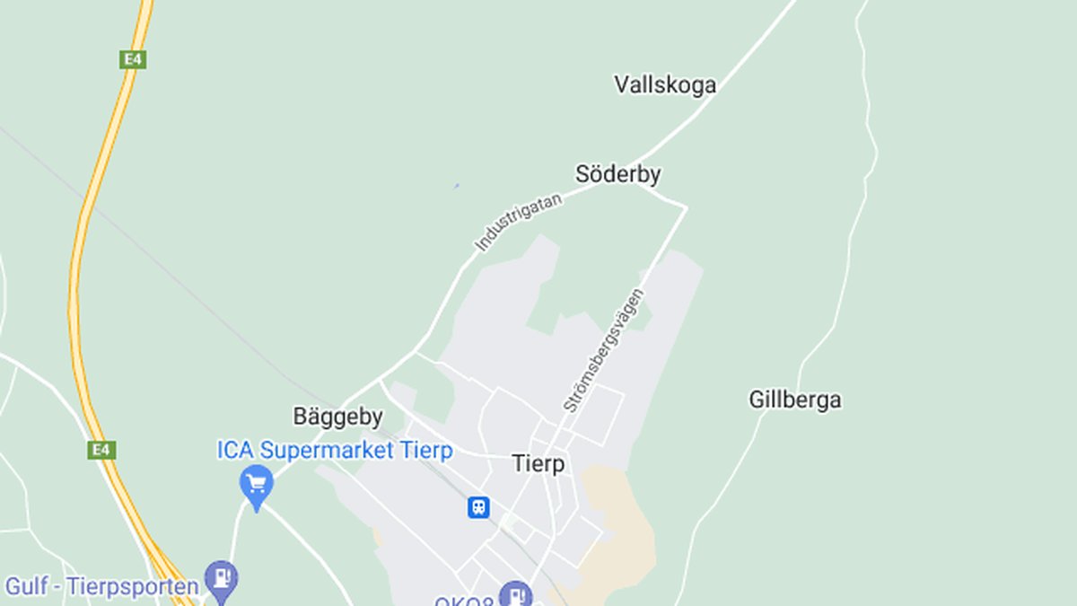 Google maps, Tierp
