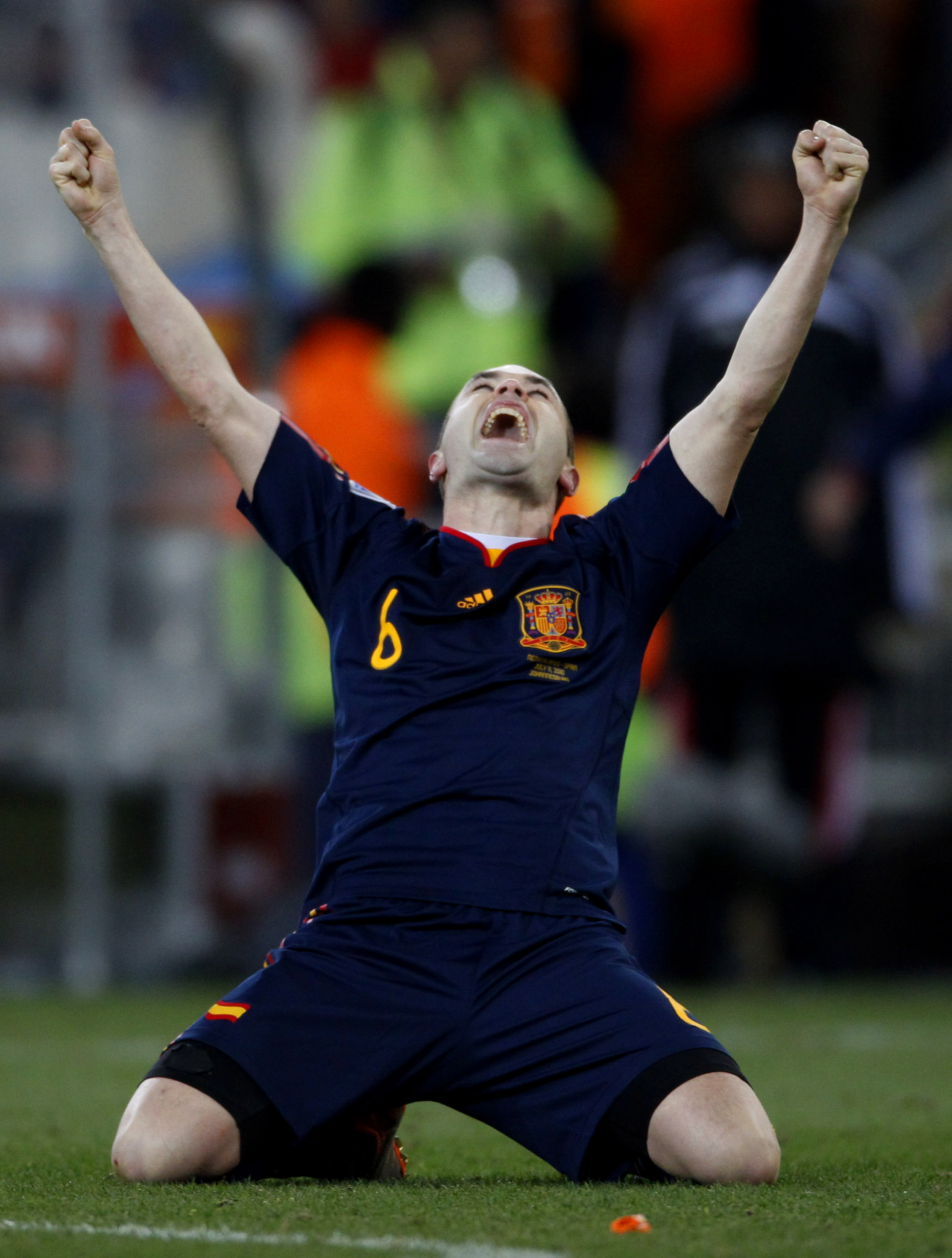 Andrés Iniesta avgjorde VM-finalen.