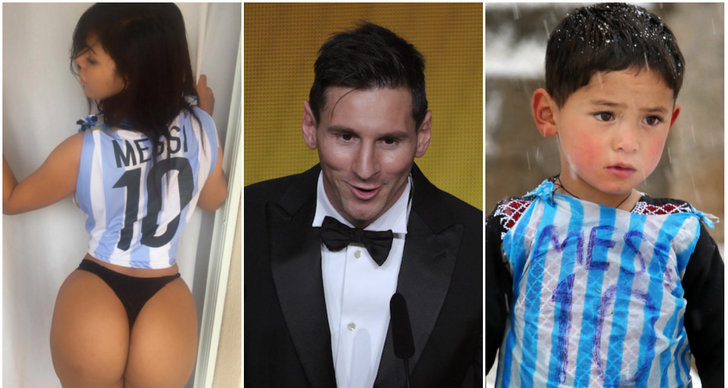 Fotboll, Lionel Messi, Barcelona, Suzy Cortez