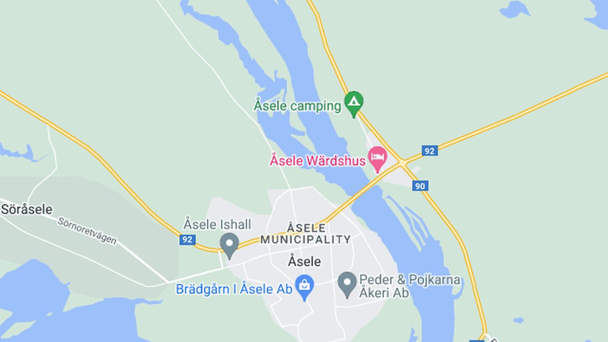 Google maps, Åsele