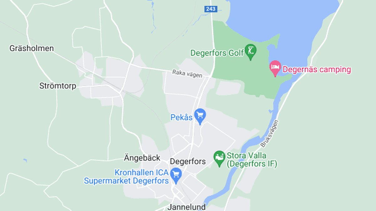 Google maps, Degerfors