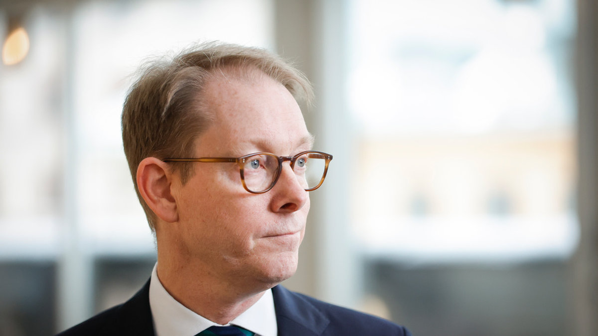 Utrikesminister Tobias Billström (M). Bild från i mars.
