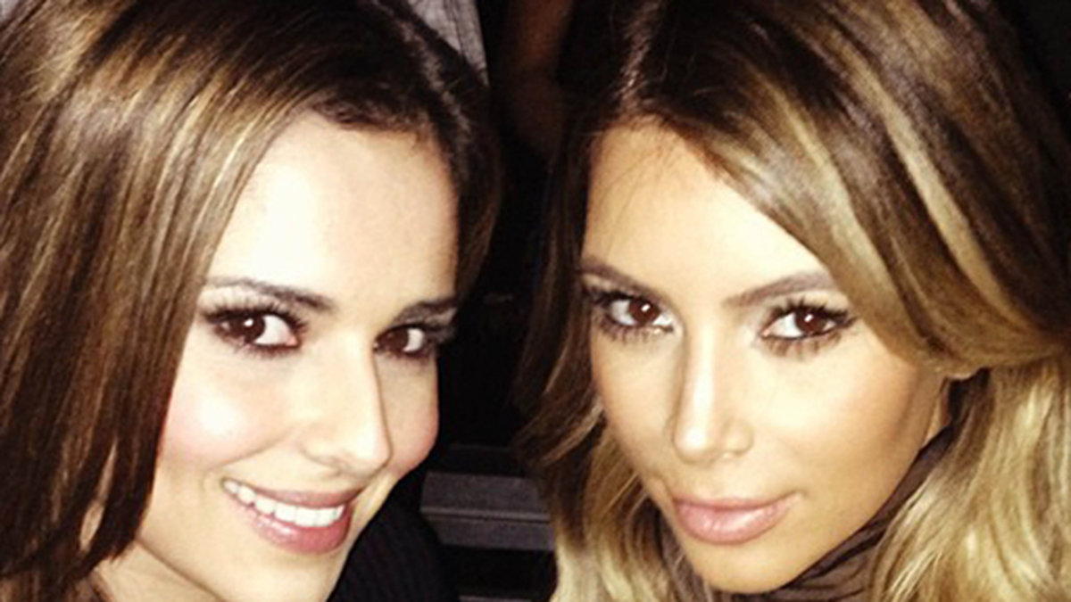 Kim Kardashian och Cheryl Cole. 