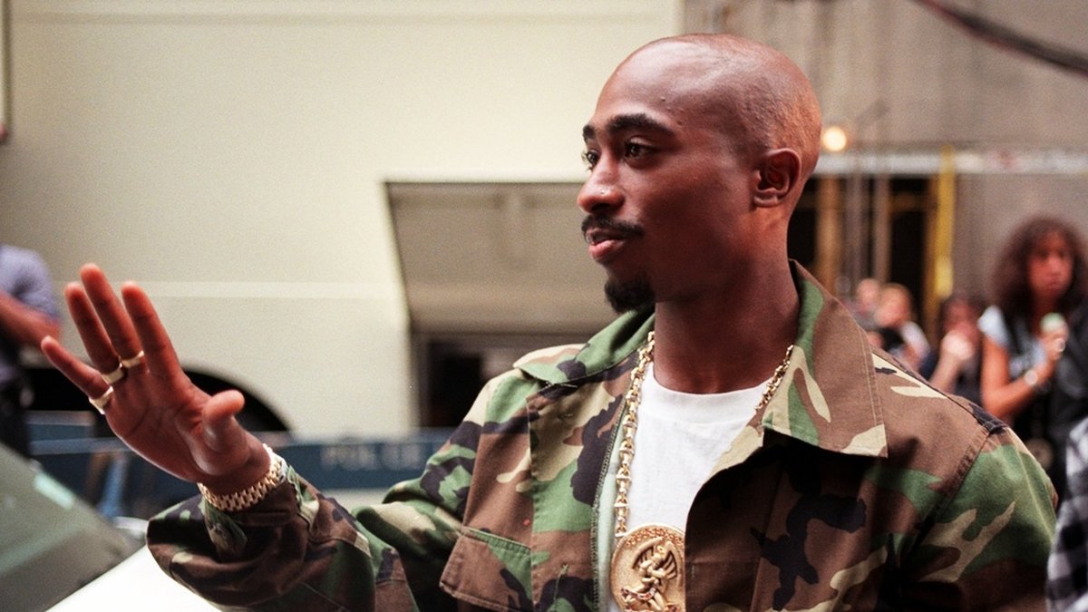Tupac Shakur i New York's Radio City Music Hall bara en månad innan han blev skjuten. Arkivbild.