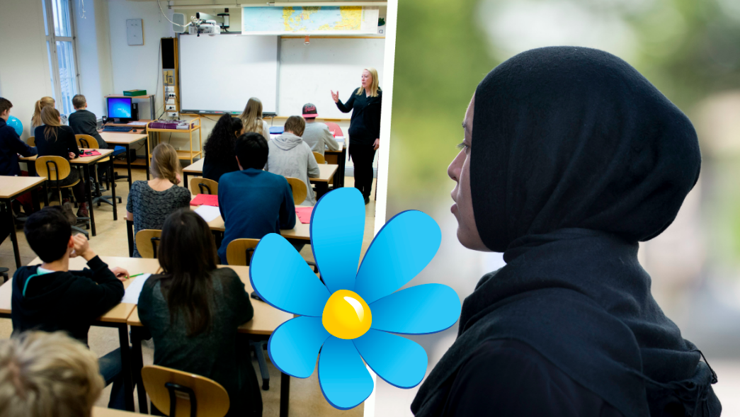 Skola, Sverigedemokraterna, Slöja