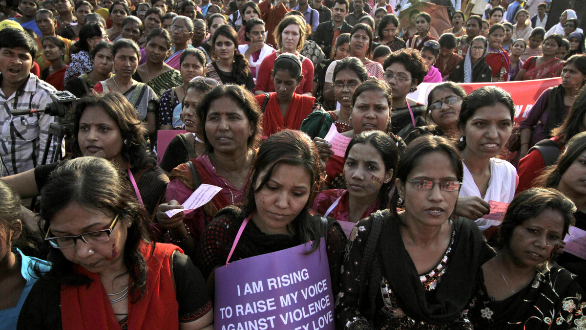 Liksom i Indien, som den senaste tiden drabbats av flera brutala våldtäkter.