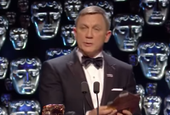 Daniel Craig på BAFTA-galan. Daniel Craig på BAFTA-galan.