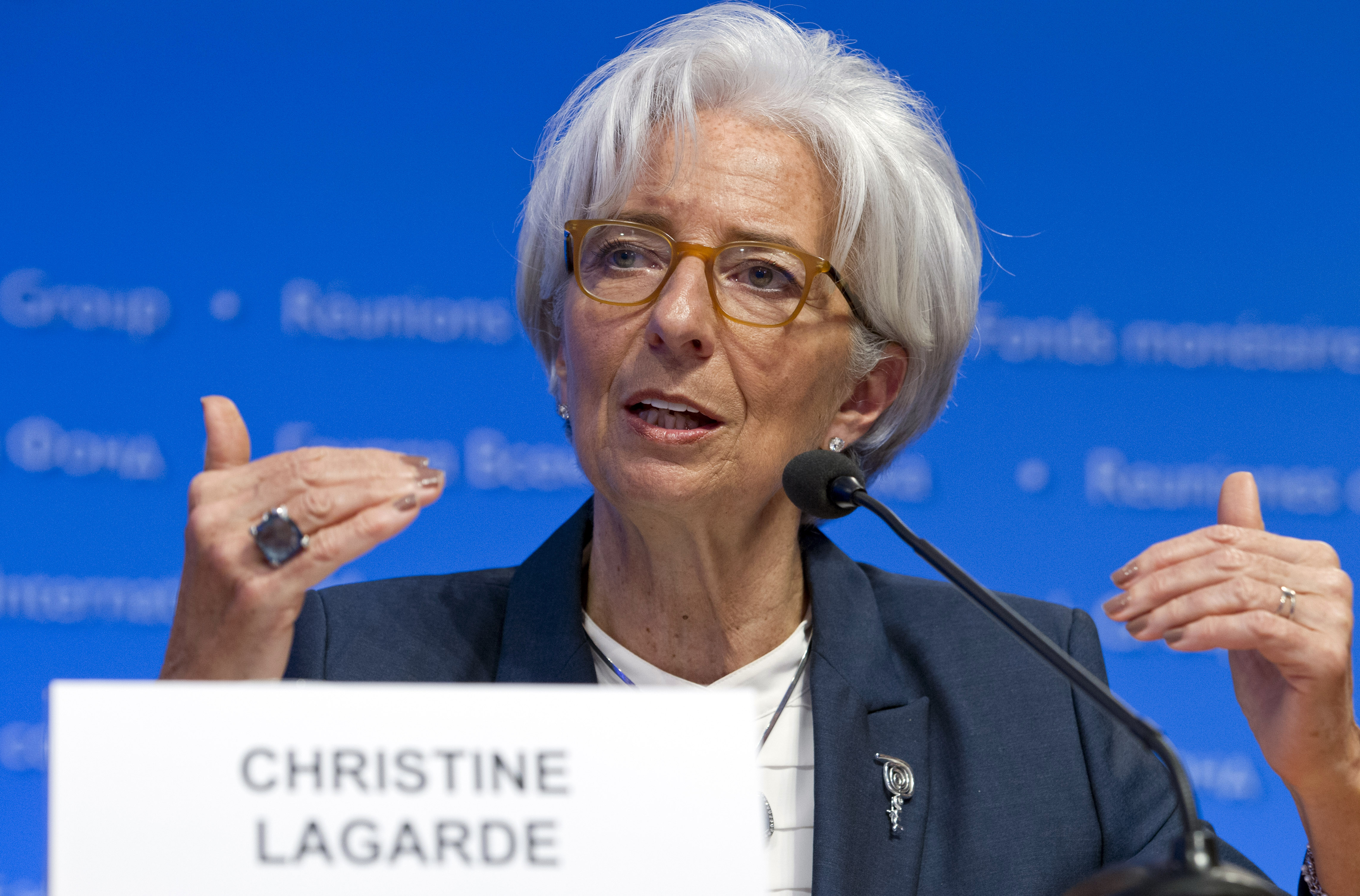 6. Christine Lagarde. Representant för det franska konservativa partiet Union pour un Mouvement Populaire. 6. Christine Lagarde. Representant för det franska konservativa partiet Union pour un Mouvement Populaire.
