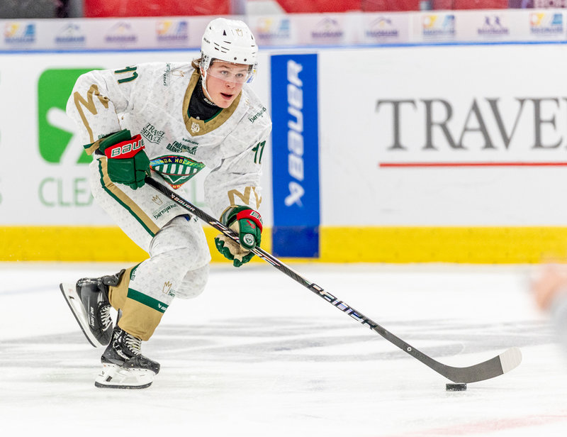 Ivar Stenberg har fått sitt genombrott i Frölunda i vinter. Arkivbild.