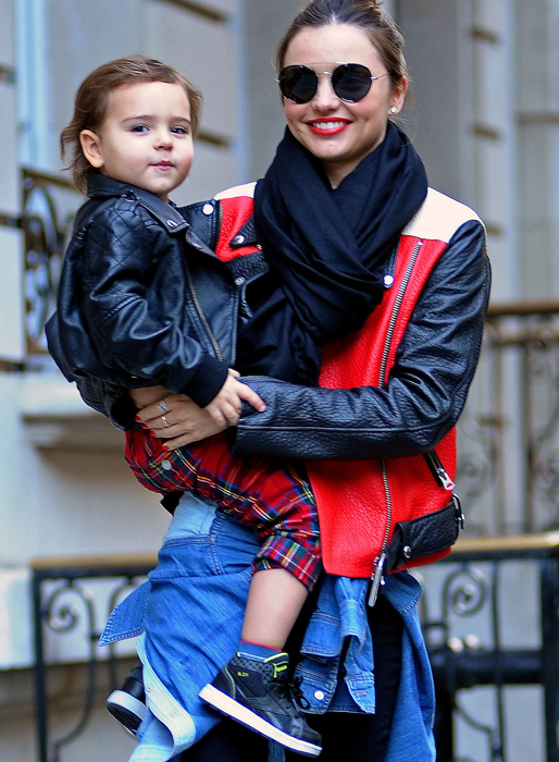 Miranda Kerr och söta Flynn i New York. Miranda Kerr och söta Flynn i New York.