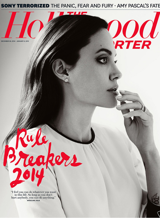 Angelina Jolie på omslaget till Hollywood Reporter. Angelina Jolie på omslaget till Hollywood Reporter.