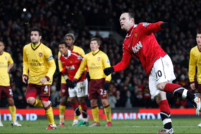 Här skjuter Rooney sin straff högt över. Här skjuter Rooney sin straff högt över.