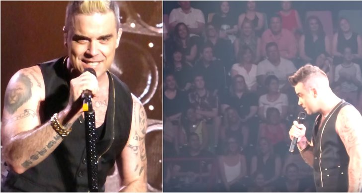 Konsert, Robbie Williams, Misstag, mindreårig, Flirt