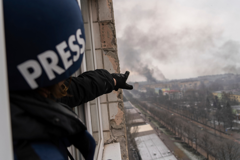 Tolv journalister har dödats i Ukraina i år, fler än i något annat land. Arkivbild.