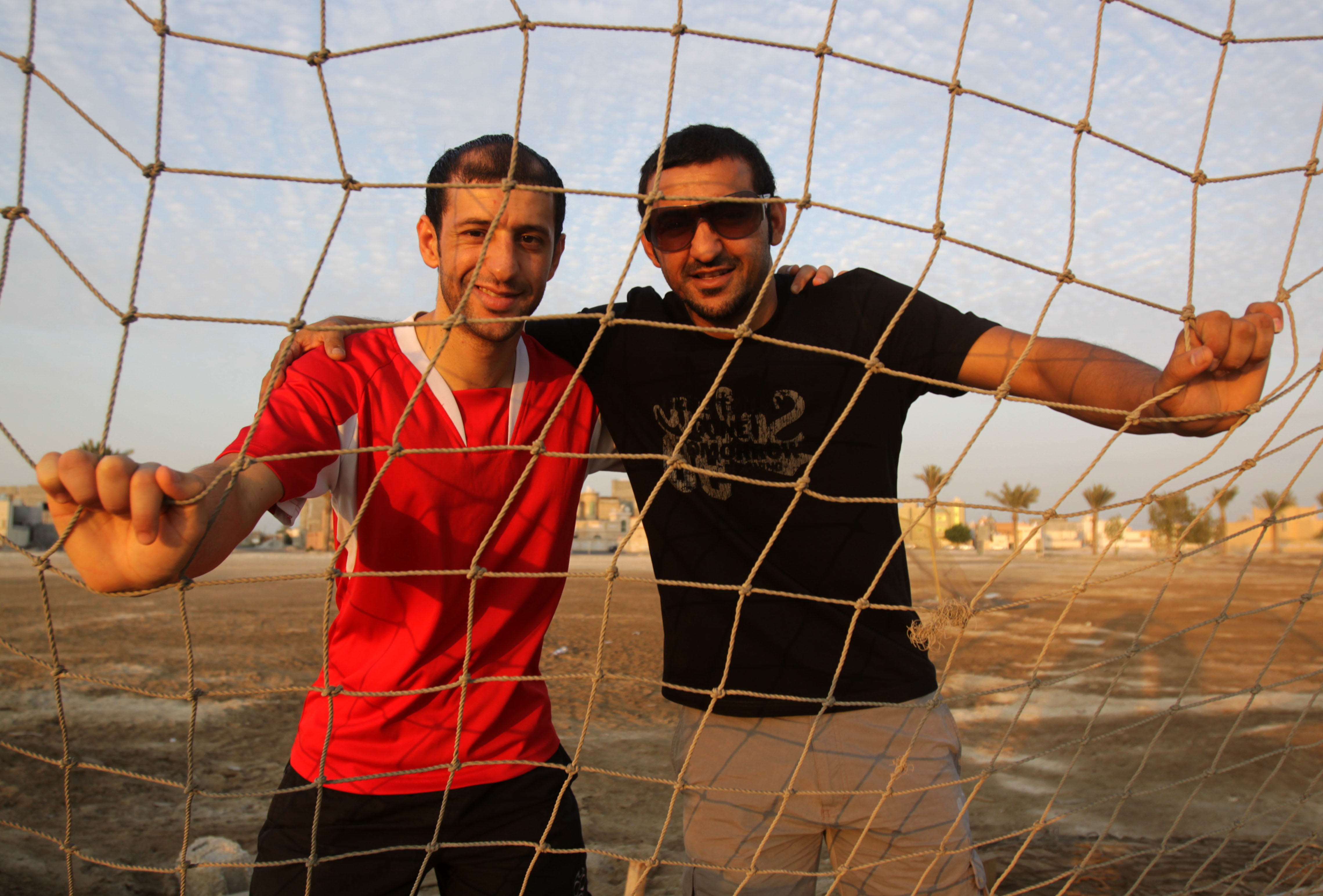Bröderna Mohamed och Ala'a Hubail fängslades efter vårens protester men släpptes och kunde fly landet. Numera spelar de i varsitt ligalag i Oman.