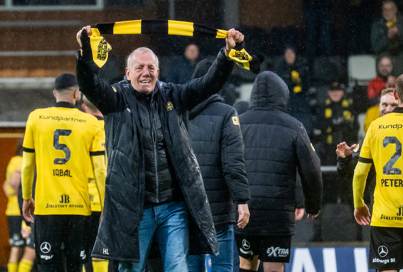 Sportchefen Hasse Larsson är den huvudsaklige byggherren av Mjällbys guldtrupp. Arkivbild.