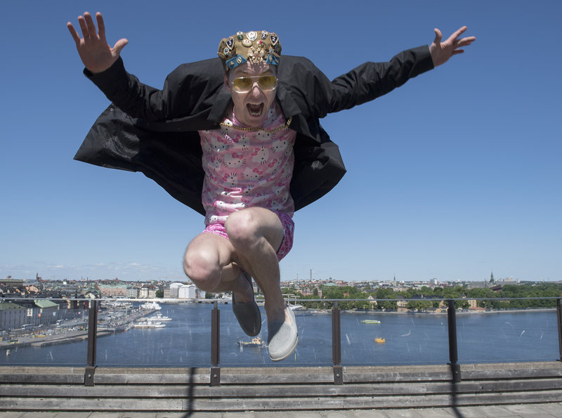 Frej Larsson gjorde officiella svenska EM-låten 2016, 'Mitt team'. Foto: Maja Suslin/TT