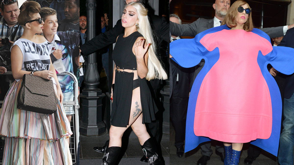 Lady Gaga flashar sina nya kurvor.
