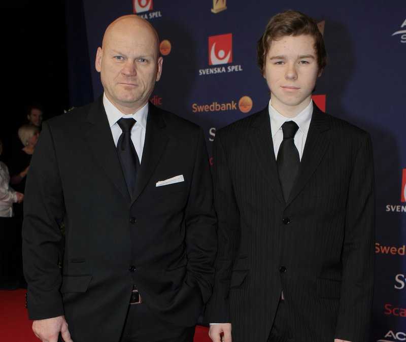 Håkan Södergren med sonen Jonas 2010. Foto: Stella Pictures Håkan Södergren med sonen Jonas 2010. Foto: Stella Pictures