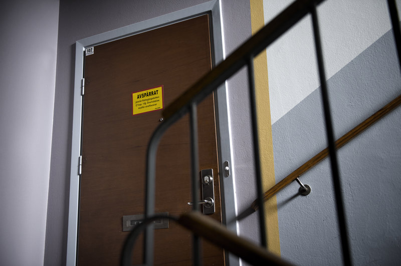 Här överraskades 22-åringen av Jonna Henningsson. Foto: Pavel Koubek/TT