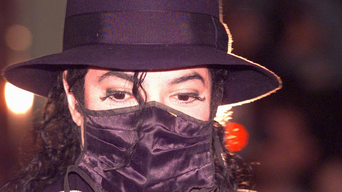 Michael Jackson anländer till Australien 1996. 