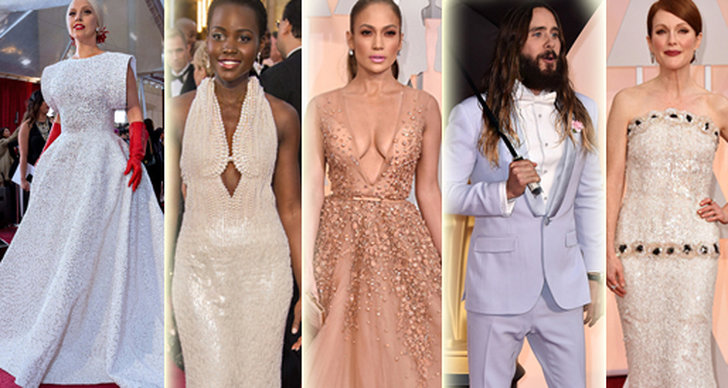 Outfit, Jared Leto, Jennifer Aniston, Julianne Moore, Oscarsgalan